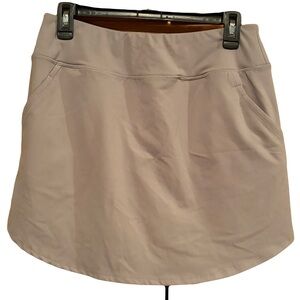 Cynthia Rowley Light Taupe Mini Skort size medium side pocket